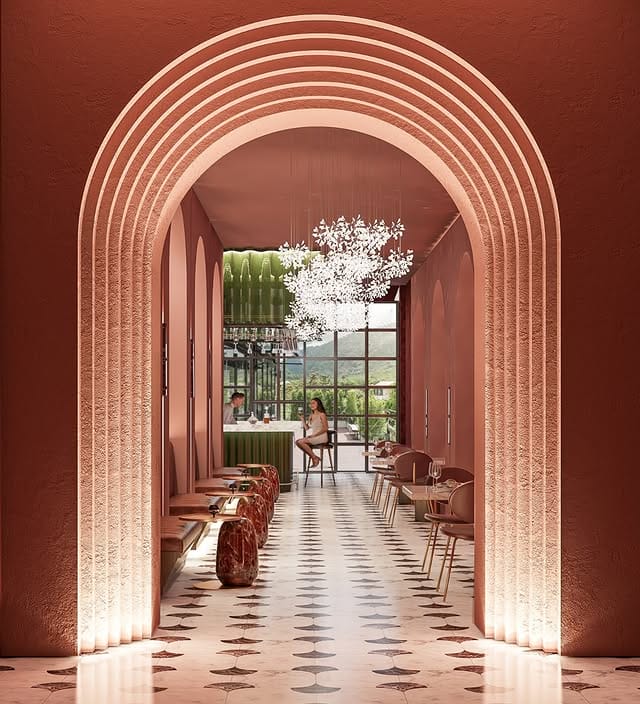 Villa Oliviera — material detail